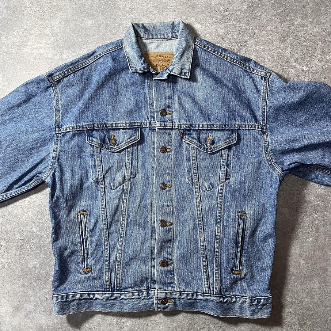90s Levi's 57507 L USA製 デニムジャケット ボタン裏527