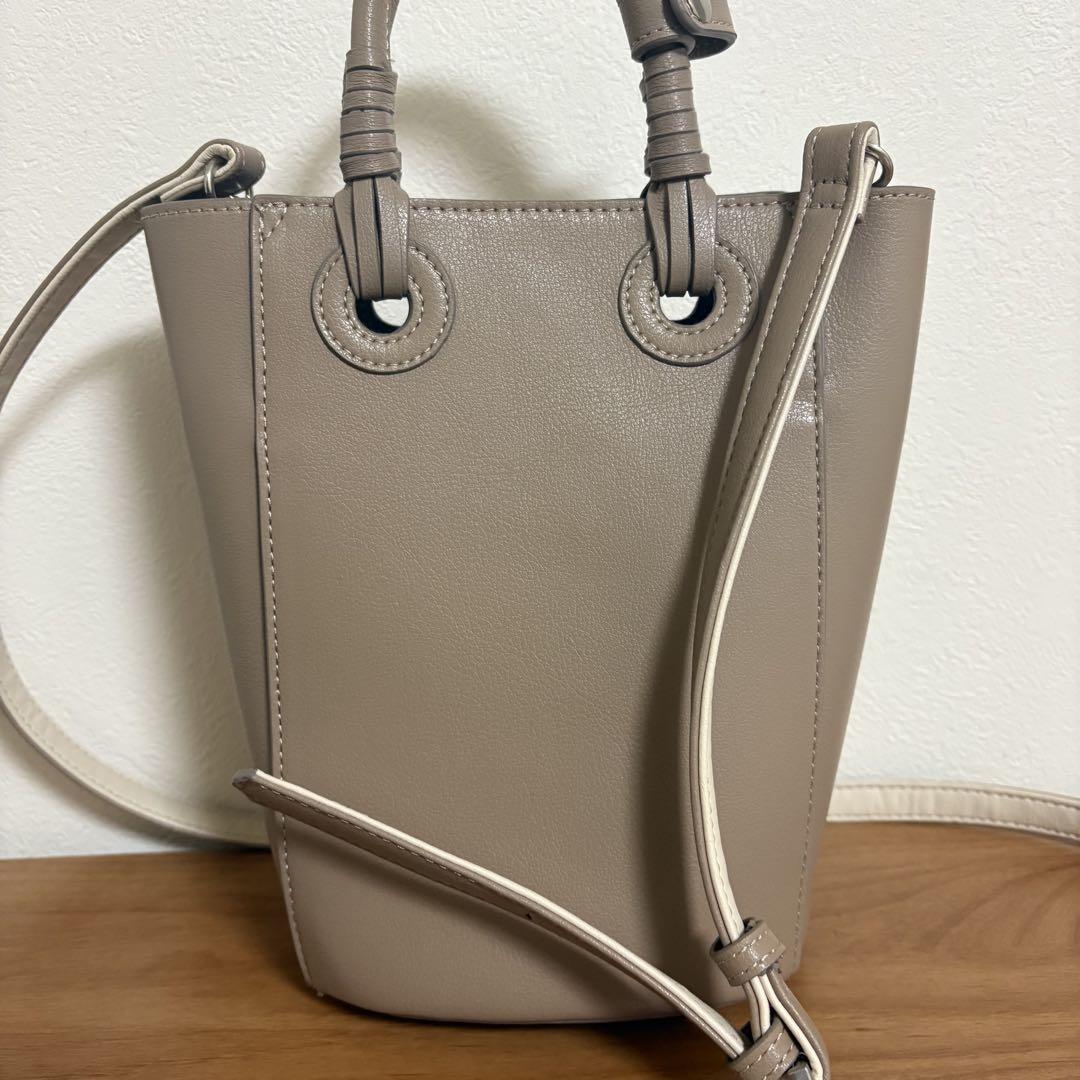 DIANA ダイアナ 2WAY ハンドバッグ ショルダー スマホバッグ付き