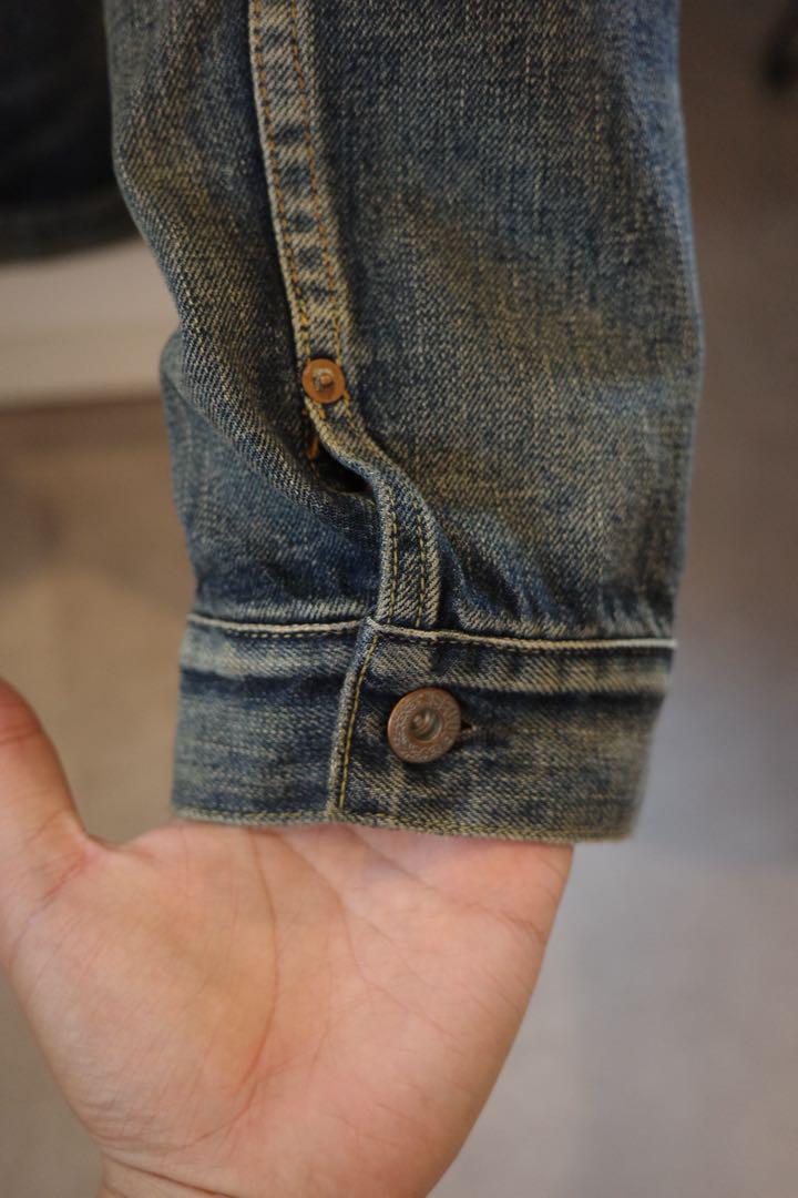 FRAGMENT × SEQUEL DAMAGE DENIM JACKET