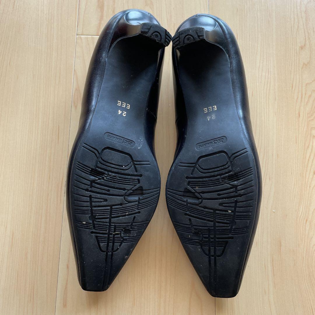 アシックスGIRO　黒24cmパンプス アシックスGIRO 黒24cmパンプス