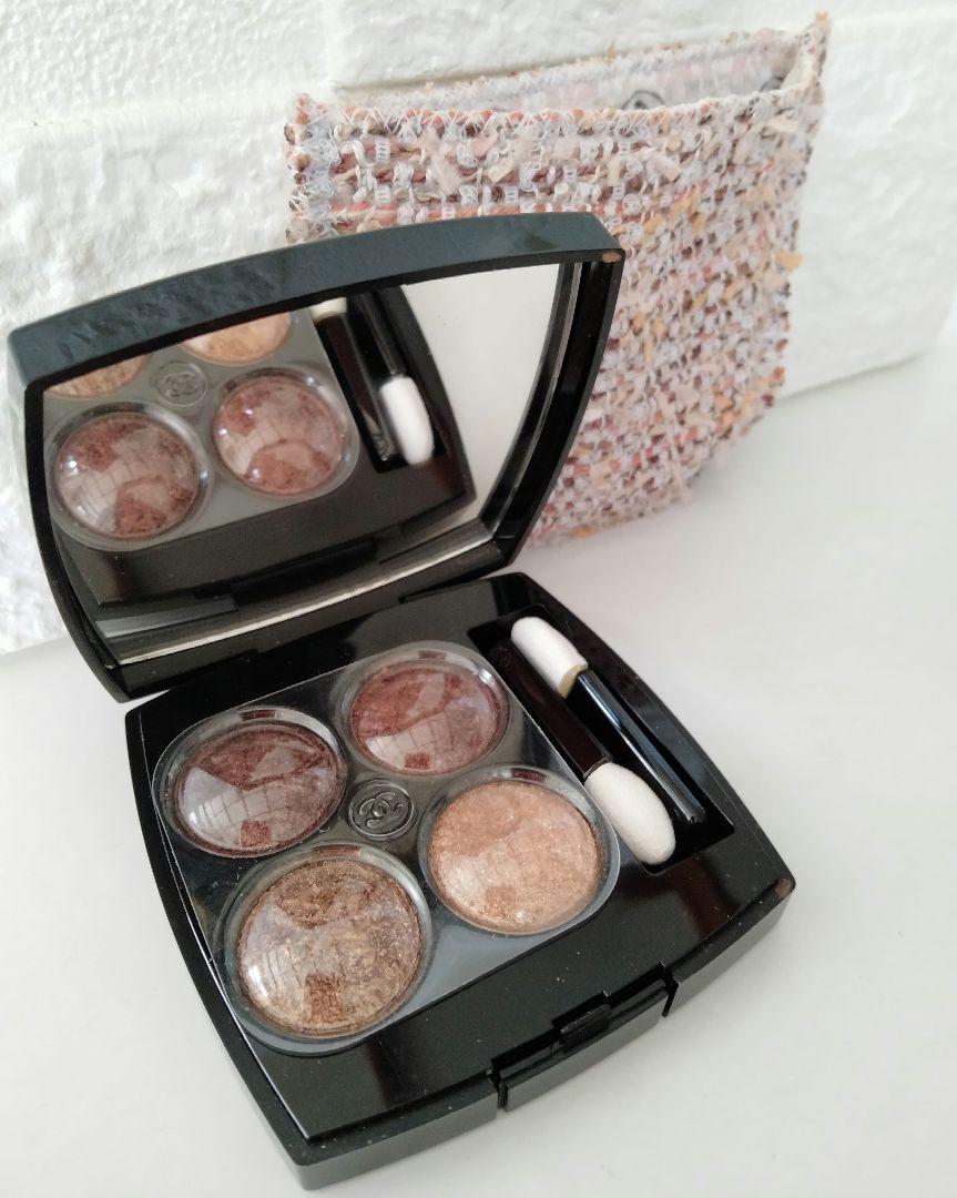 新品未使用　限定品　CHANEL LES 4 OMBRES TWEED 01 Chanel les 4 ombres tweed 01 tweed cuivre