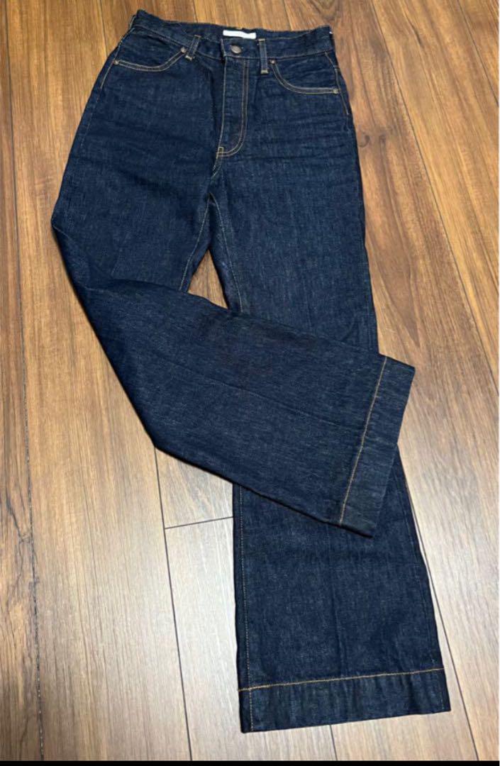 Plage センタープレスデニムパンツ
