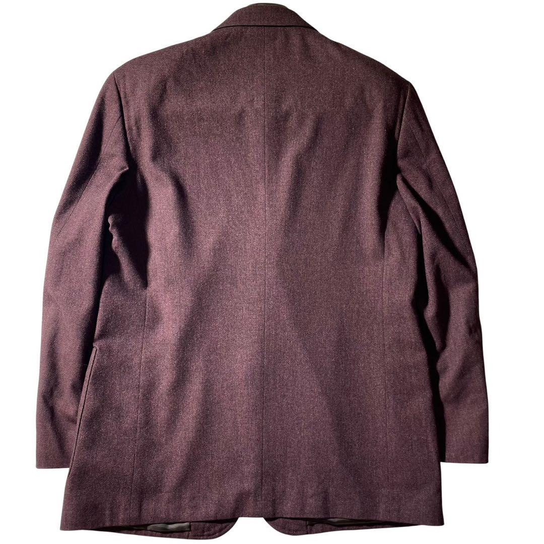 希少カラー】LANVIN テーラードジャケット 46 シルクカシミヤ混