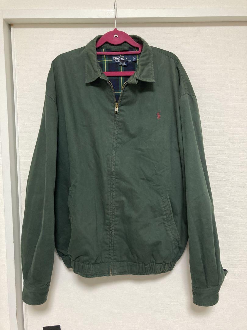 90s ポロ　ラルフローレン　スイングトップ　ドリズラージャケット