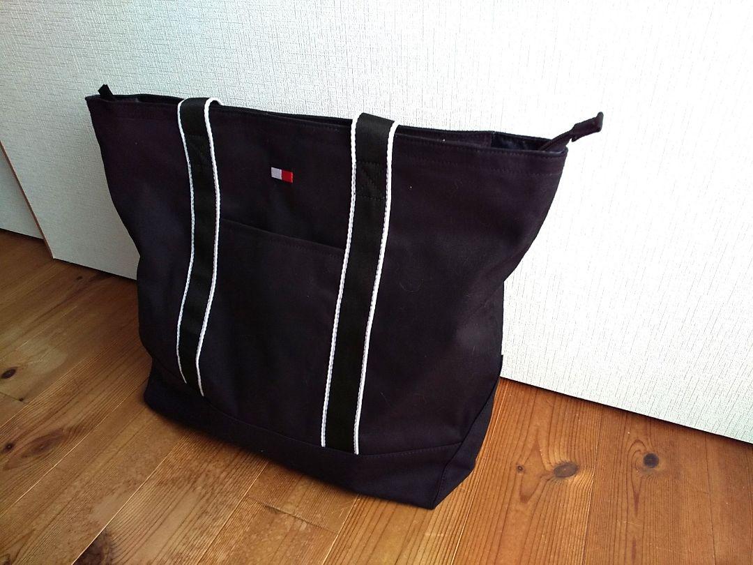 ★新品★トミーヒルフィガー★トートバッグ★ブラック★TOMMY HILFIGER
