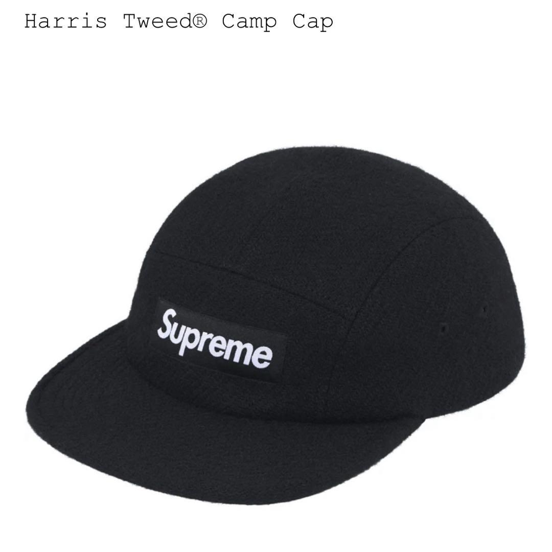 新品25ss supreme×Harris Tweed camp cap正規品