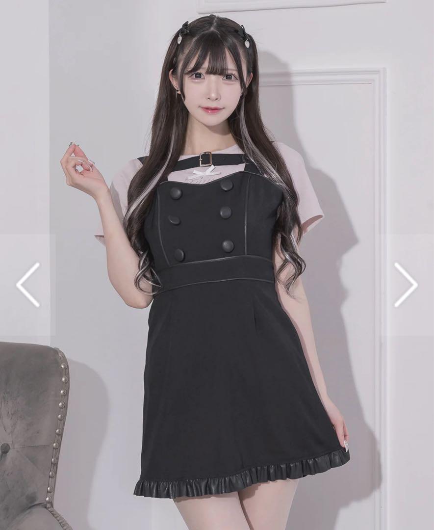 ♡最終値下げ♡ pium レザーフリルベルトJSK