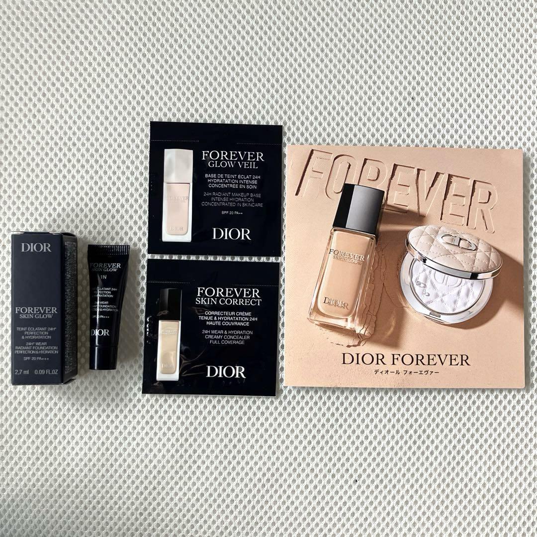 Dior ベースメイクセット (フォーエバースキン、プレステージ)8割残 新品 ディオールスキン フォーエヴァー ベースメイク サンプル