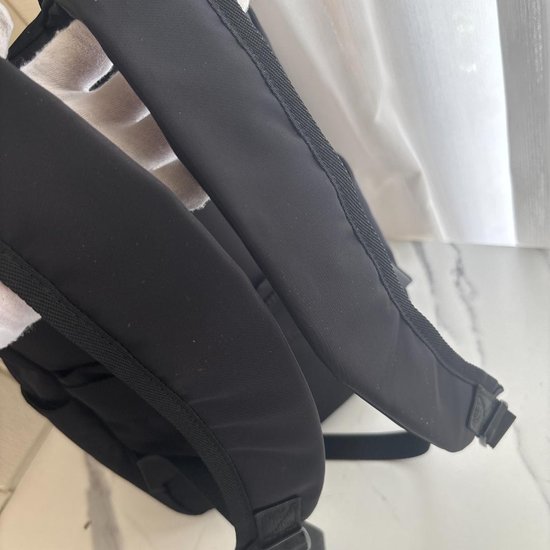 【極美品】HAYNI　ヘイニ　レガロ　リュック　黒　ナイロン×レザー