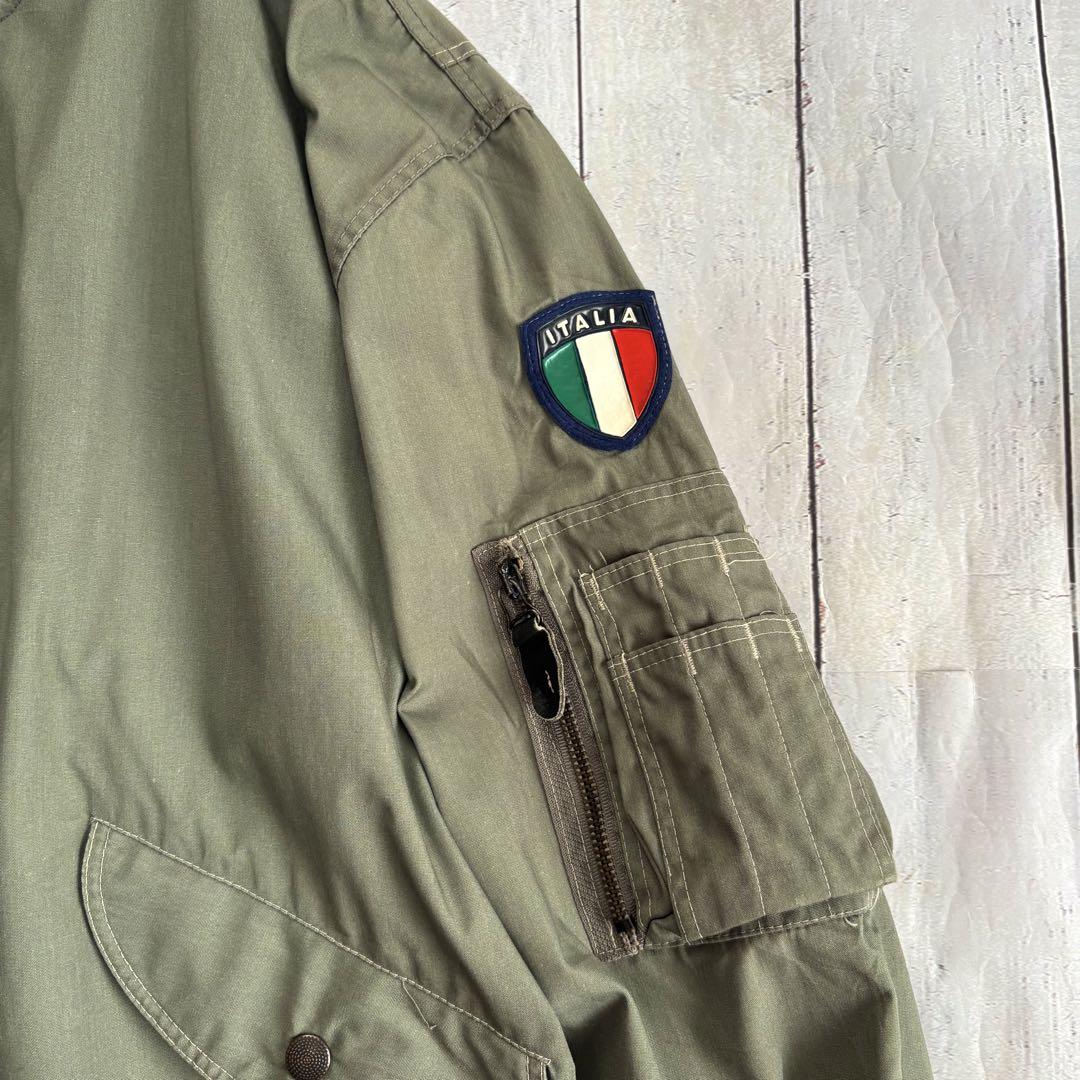 70s 80s イタリア軍 L-2B フライトジャケット XL