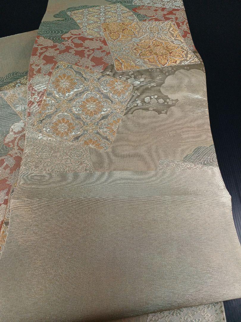 六通］袋帯 中古美品 琳彩錦 432cm O-060 着物・浴衣