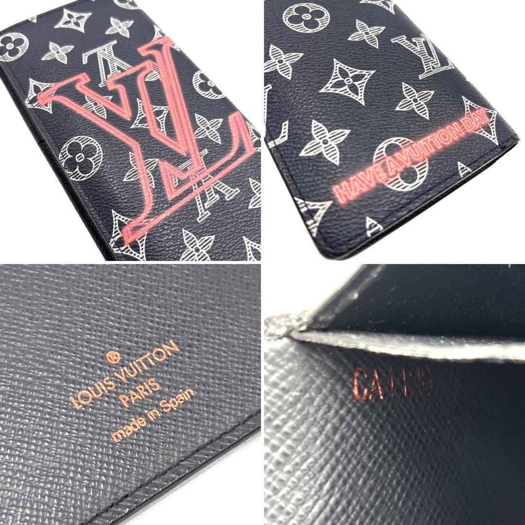 【美品】ルイヴィトン アップサイドダウン ポルトフォイユ ブラザ インク 長財布