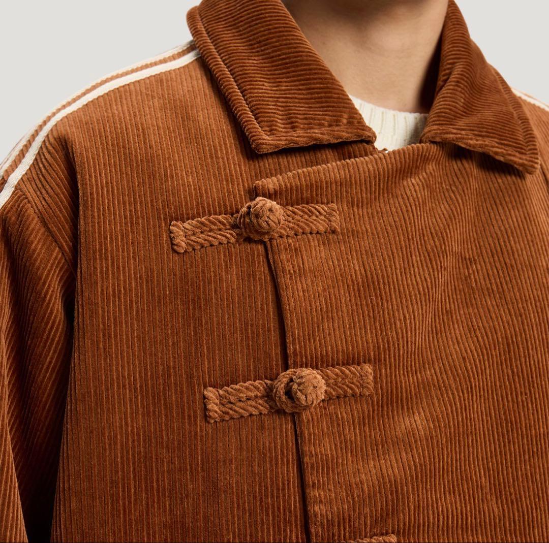 海外限定2XL Adidas New YearコーデュロイジャケットKQ5135