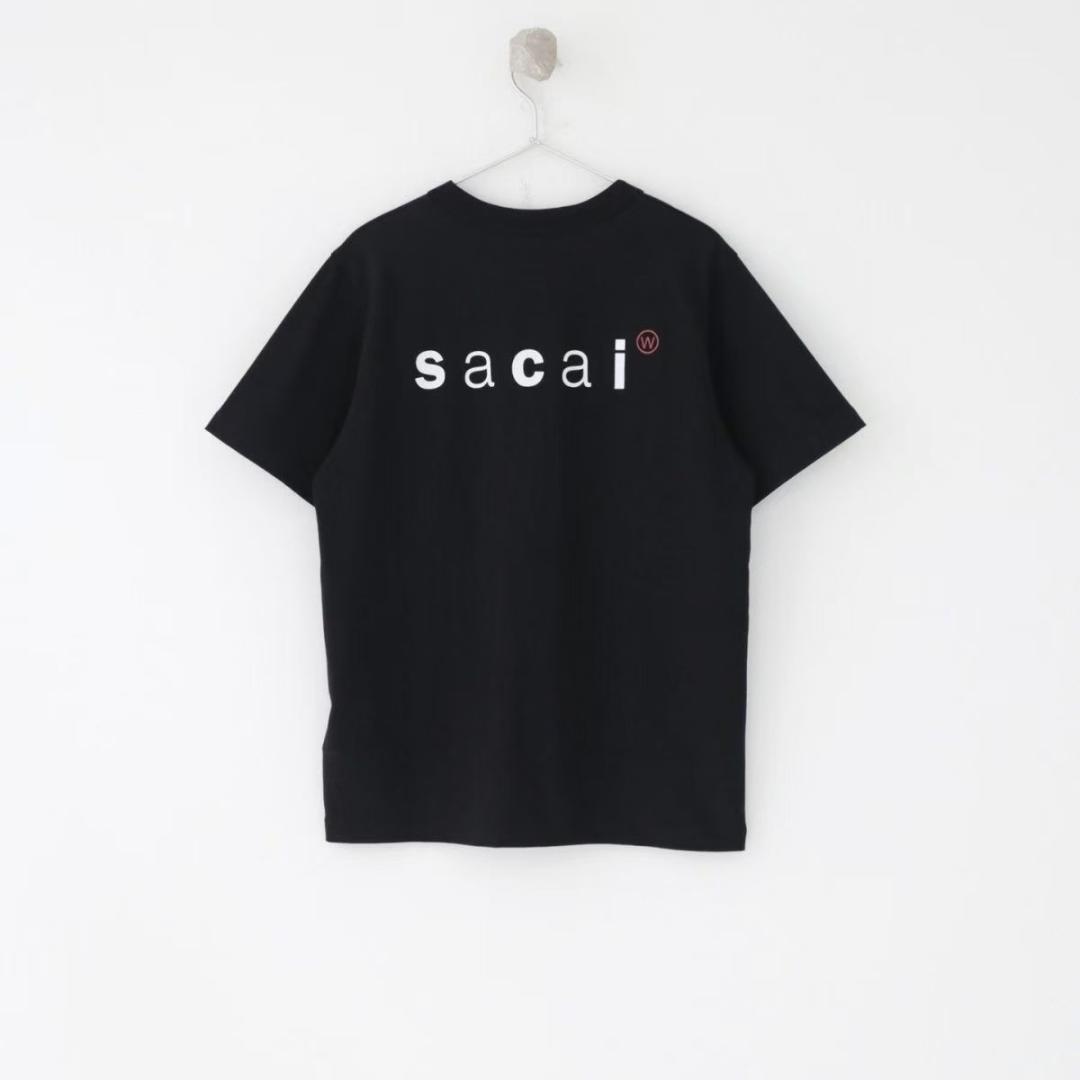 すぐ届く！ sacai MEMORY プリントTシャツ ブラック sacai(サカイ) プリントTシャツ 22-0399S ブラック サイズ 1