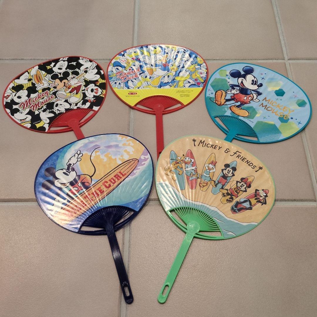 ディズニー　うちわ　20枚（バラ売り可能） ディズニー顔柄ミニうちわ2 うちわ 保育園 幼稚園 夏祭り 熱中