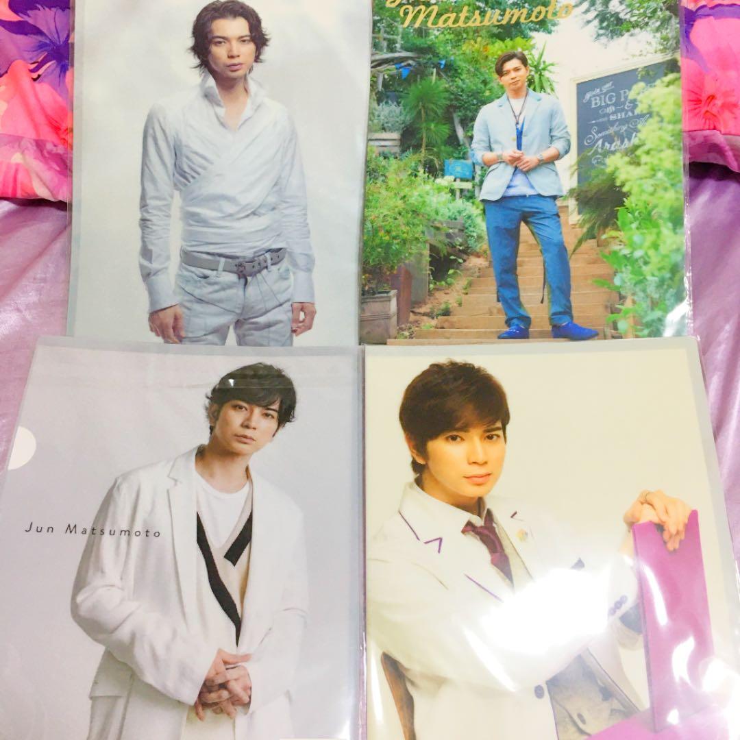 メルカリ 嵐 松本潤 クリアファイル 4枚セット アイドル 1 350 中古や未使用のフリマ