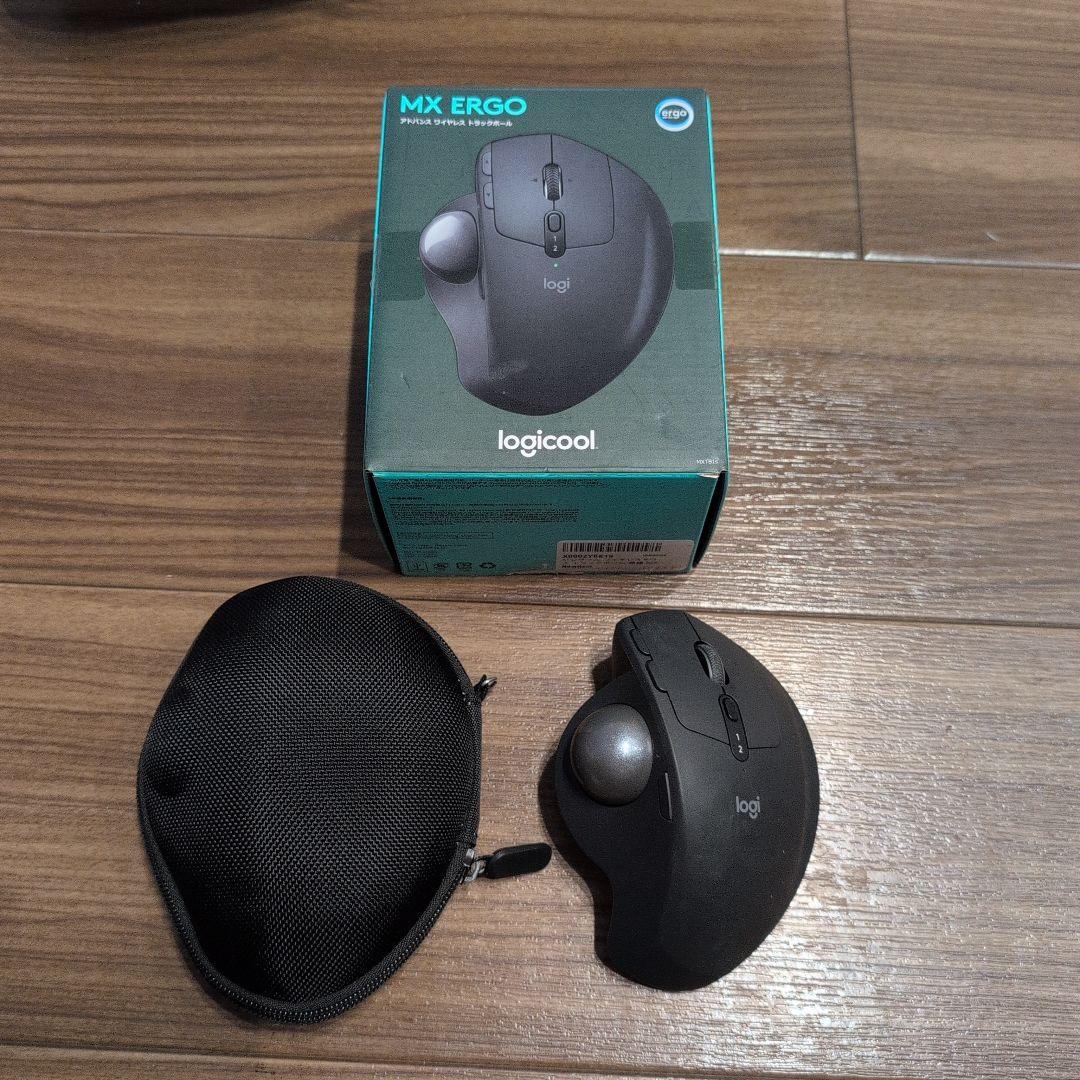 logicool MX ERGO トラックボールマウス 収納ケース付き