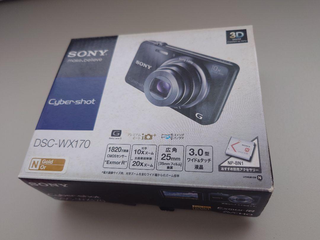 【美品】SONY Cyber-shot DSC-WX170 ゴールド