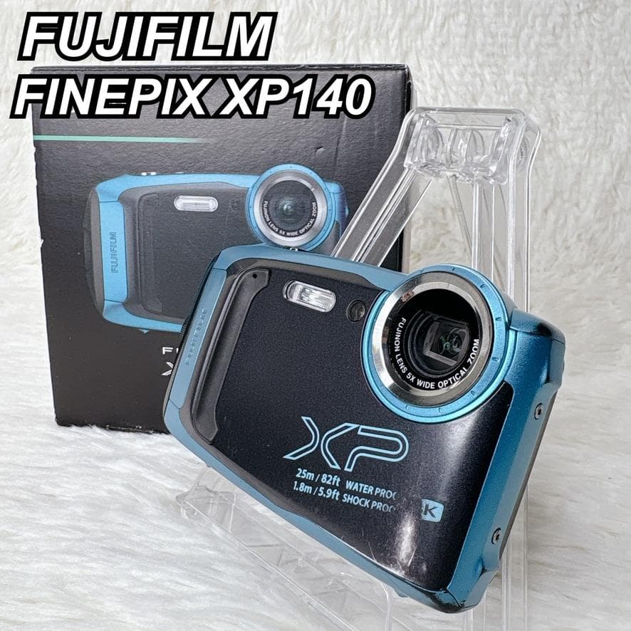 FUJIFILM フジフィルム FinePix XP140 ブルー カメラ富士フイルム
