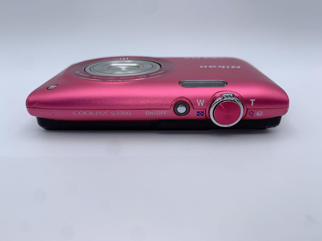 Nikon COOLPIX s3300 ピンク 充電器付き ニコン デジカメ