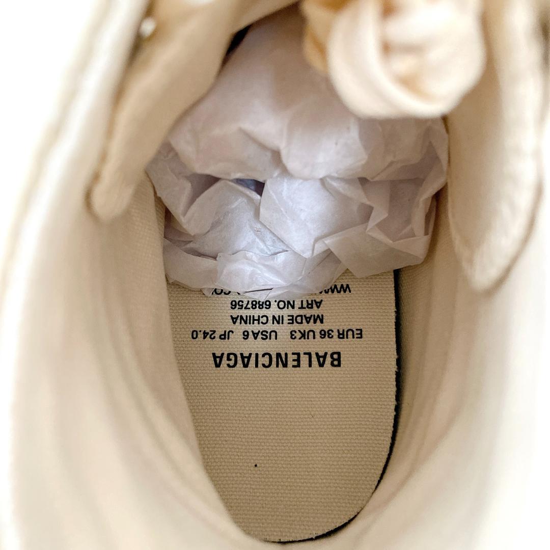 BALENCIAGA Paris High Top Sneakers 24cm