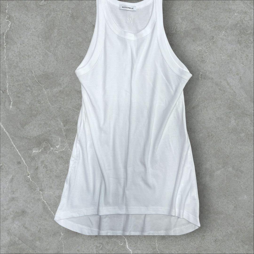 マディソンブルー MADISON BLUE コットン ロング丈 タンクトップ