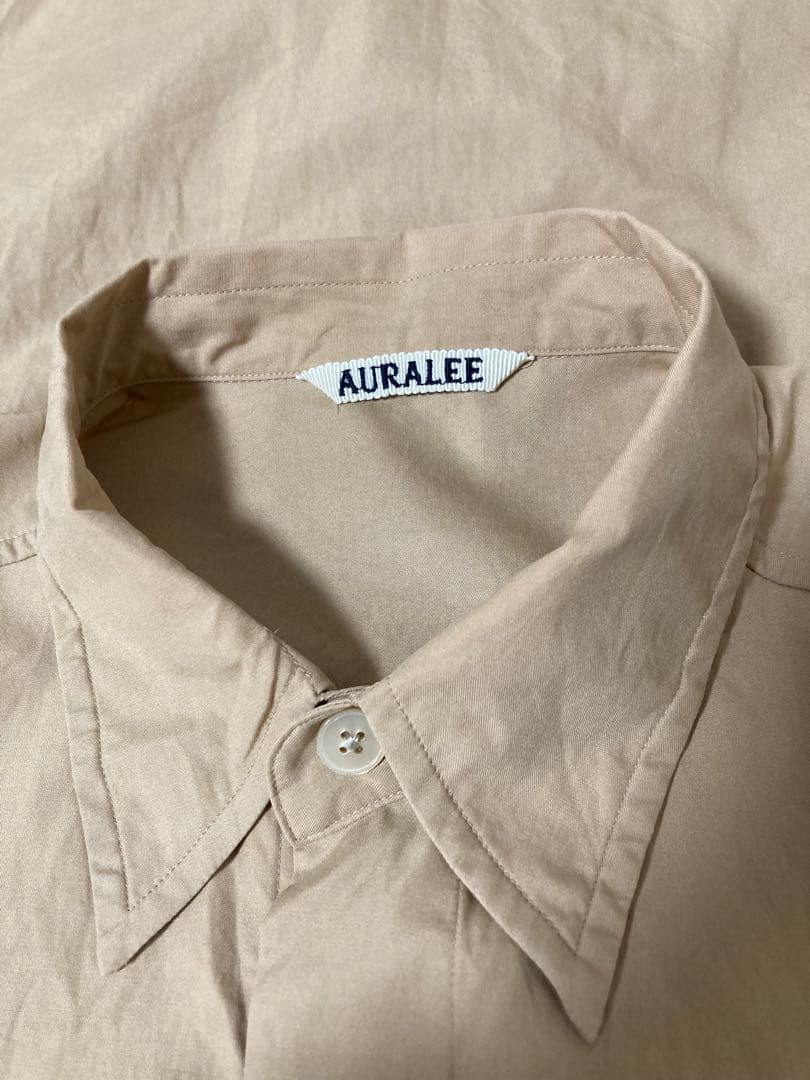 AURALEE 23SS WASHED FINX TWILL BIG SHIRT AURALEE 23SS WASHED FINX TWILL BIG SHIRT