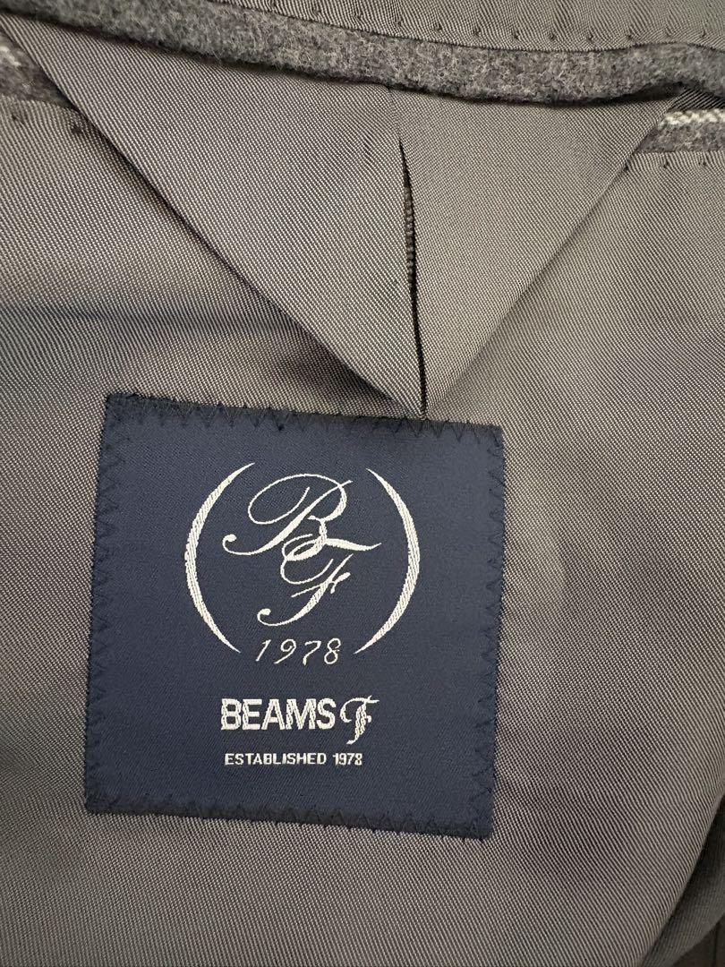 BEAMS F MARLING&EVANS チョークストライプ ダブルスーツ50