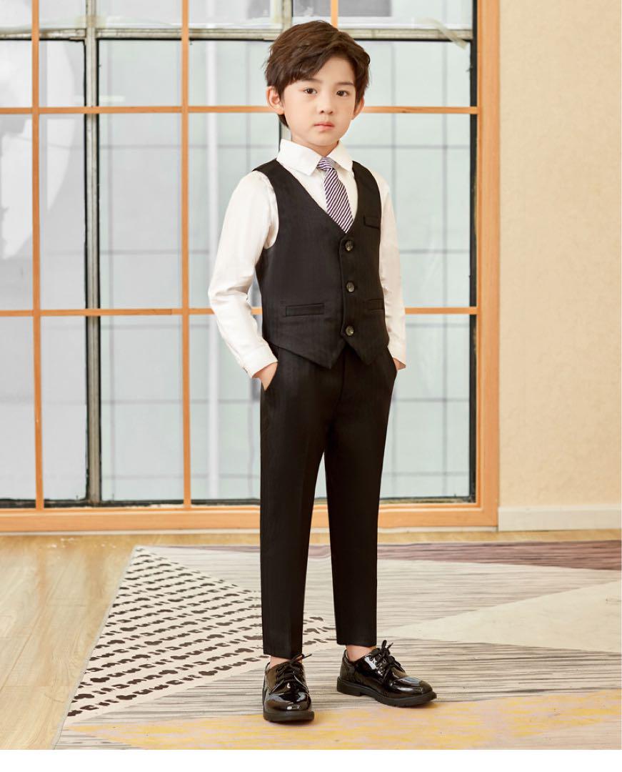 フォーマルスーツ　セットアップ　男の子　5点セット　卒業　入学　卒服　160