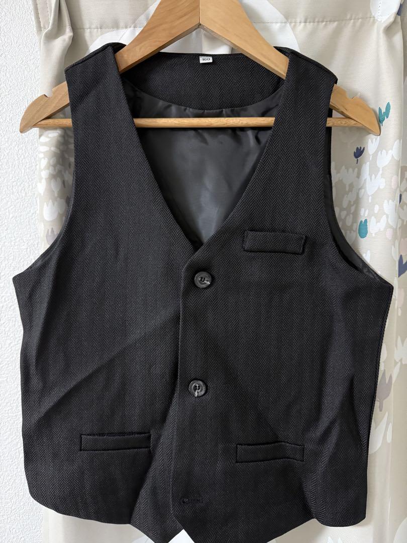 フォーマルスーツ　セットアップ　男の子　5点セット　卒業　入学　卒服　160