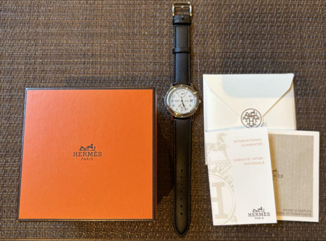 エルメス HERMES CL5.710 クリッパー 自動巻き 内箱・ギャラ付き