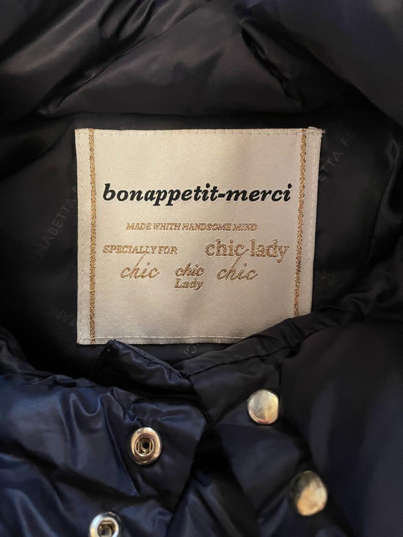 bonappetit-merci ブラックダウンジャケット