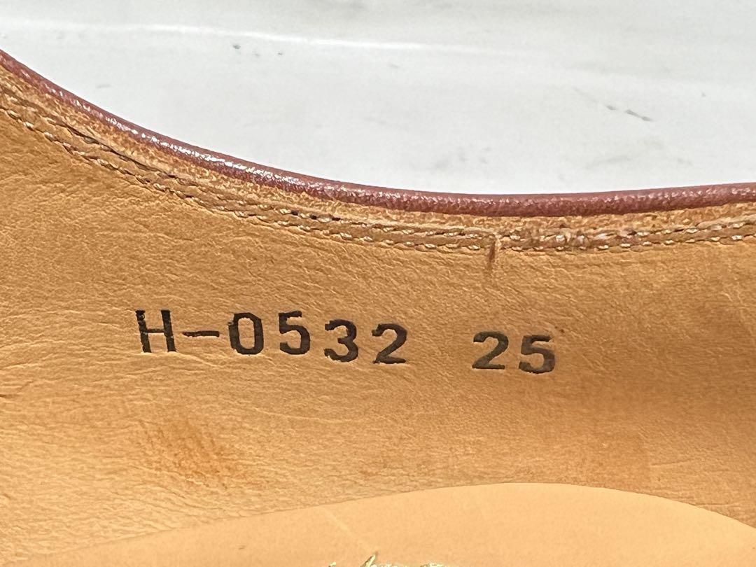 25EEE レザーUチップシューズ