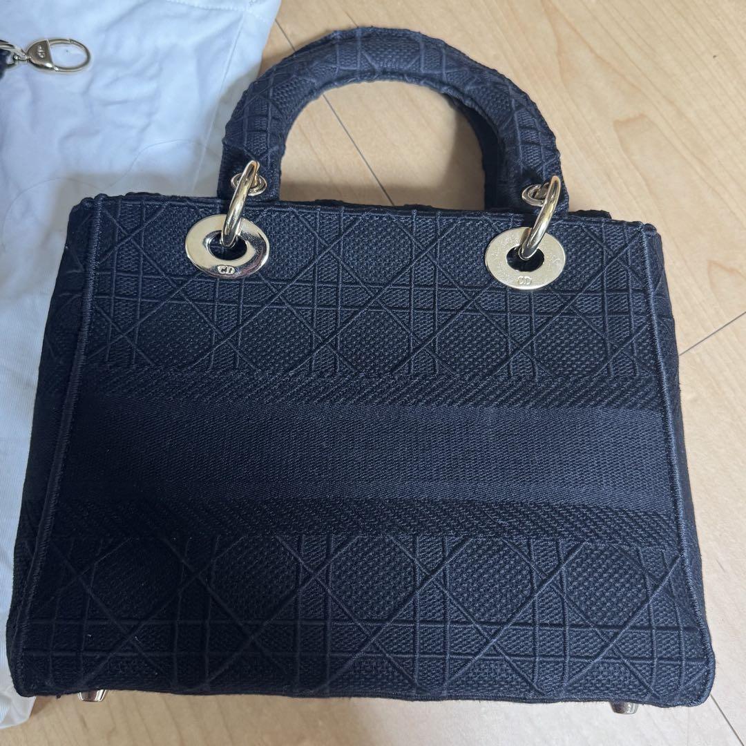 Christian Dior レディディオール ミディアム トートバッグ