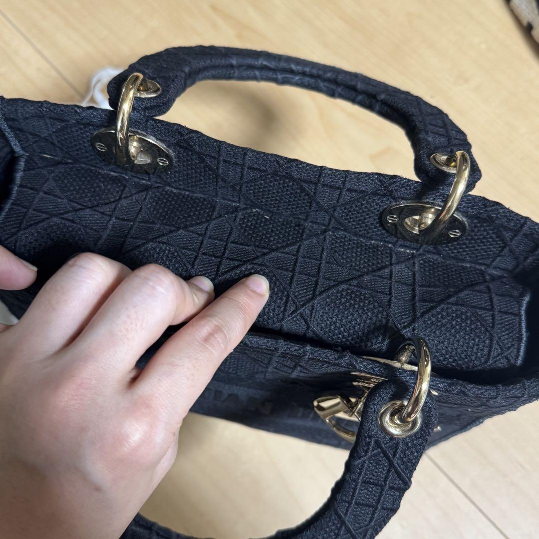 Christian Dior レディディオール ミディアム トートバッグ