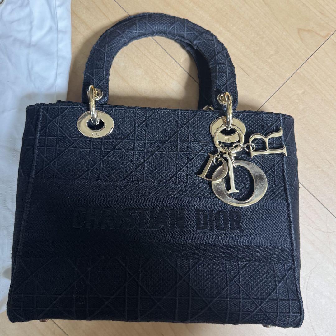 Christian Dior レディディオール ミディアム トートバッグ