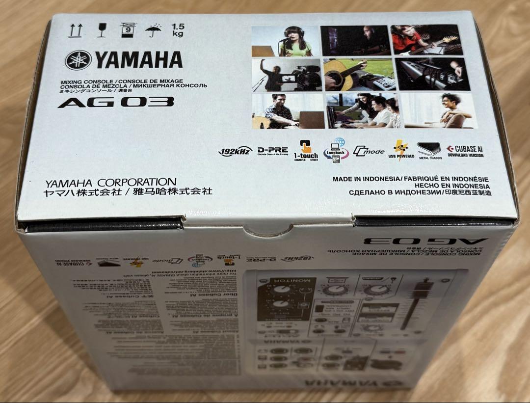 YAMAHA AG03 オーディオインターフェース　ミキサー