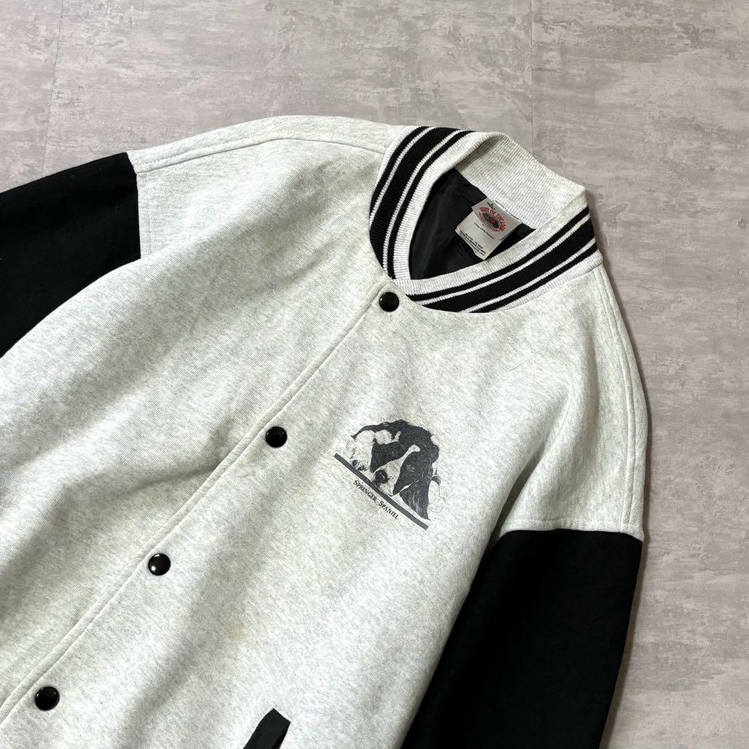 日本最大の スパニエル スタジャン スウェット vintage 90s 犬 メルカリ - トップス