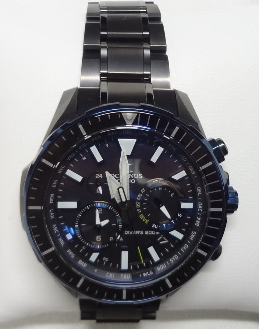 美品　カシオ　オシアナス　カシャロ　OCW-P2000B-1AJF