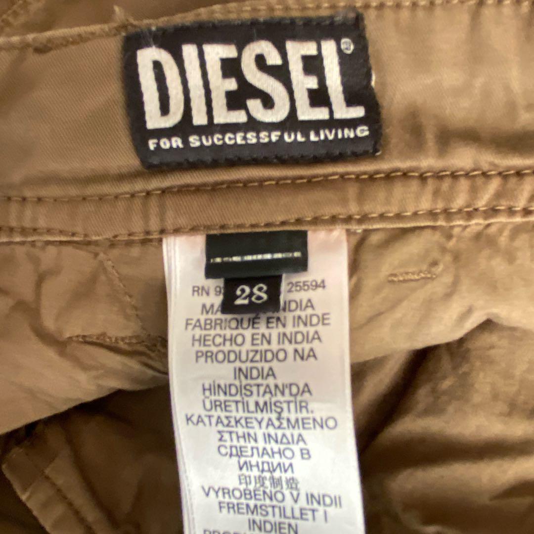 DIESEL ディーゼル カーゴパンツ メンズ コットン バックジップポケット