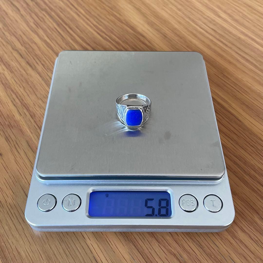 vintage lapis lazuli silver925 ring