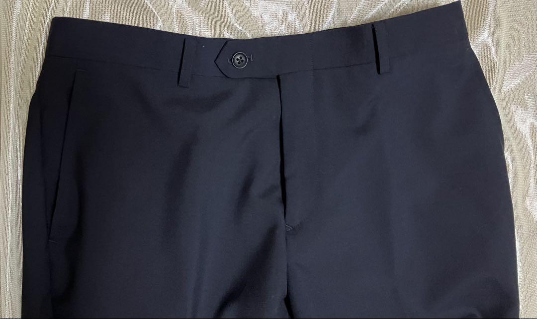 SUIT SELECT スーツ　ネイビー　A7 美品　スーツセレクト