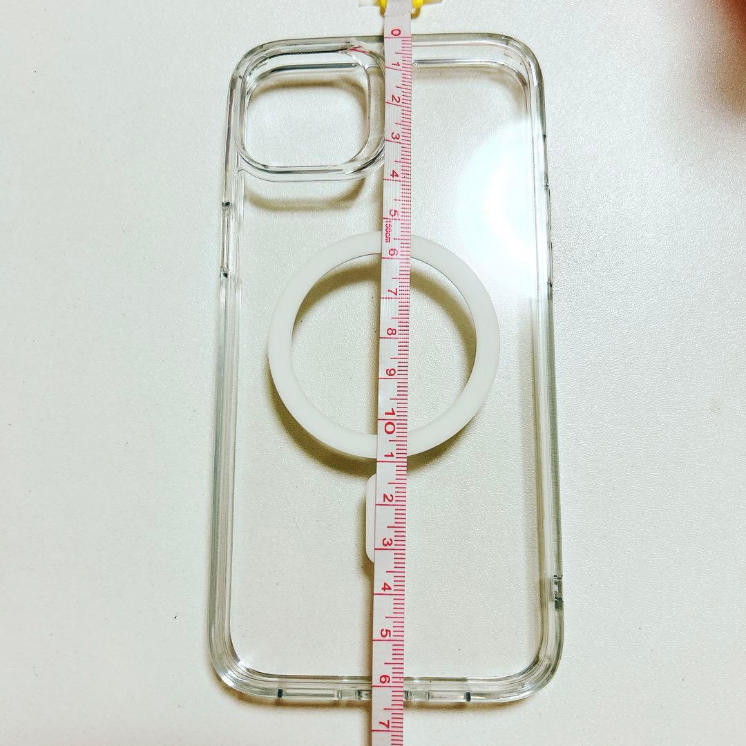 iPhone 14 plus 傷に強い背面 ワイヤレス充電　MagSafe