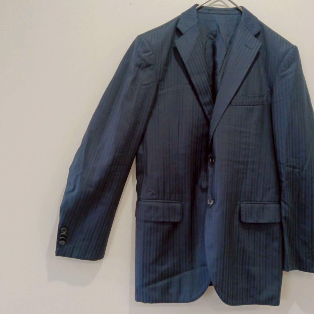 ［SARTORIALE］ストライプジャケット(L)/日本製✨ 毛使用