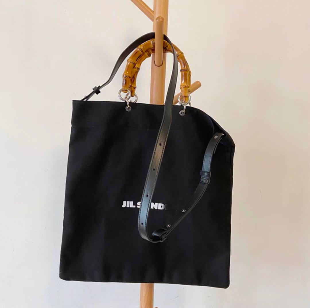 JIL SANDER トートバッグ ロゴ 男女兼用