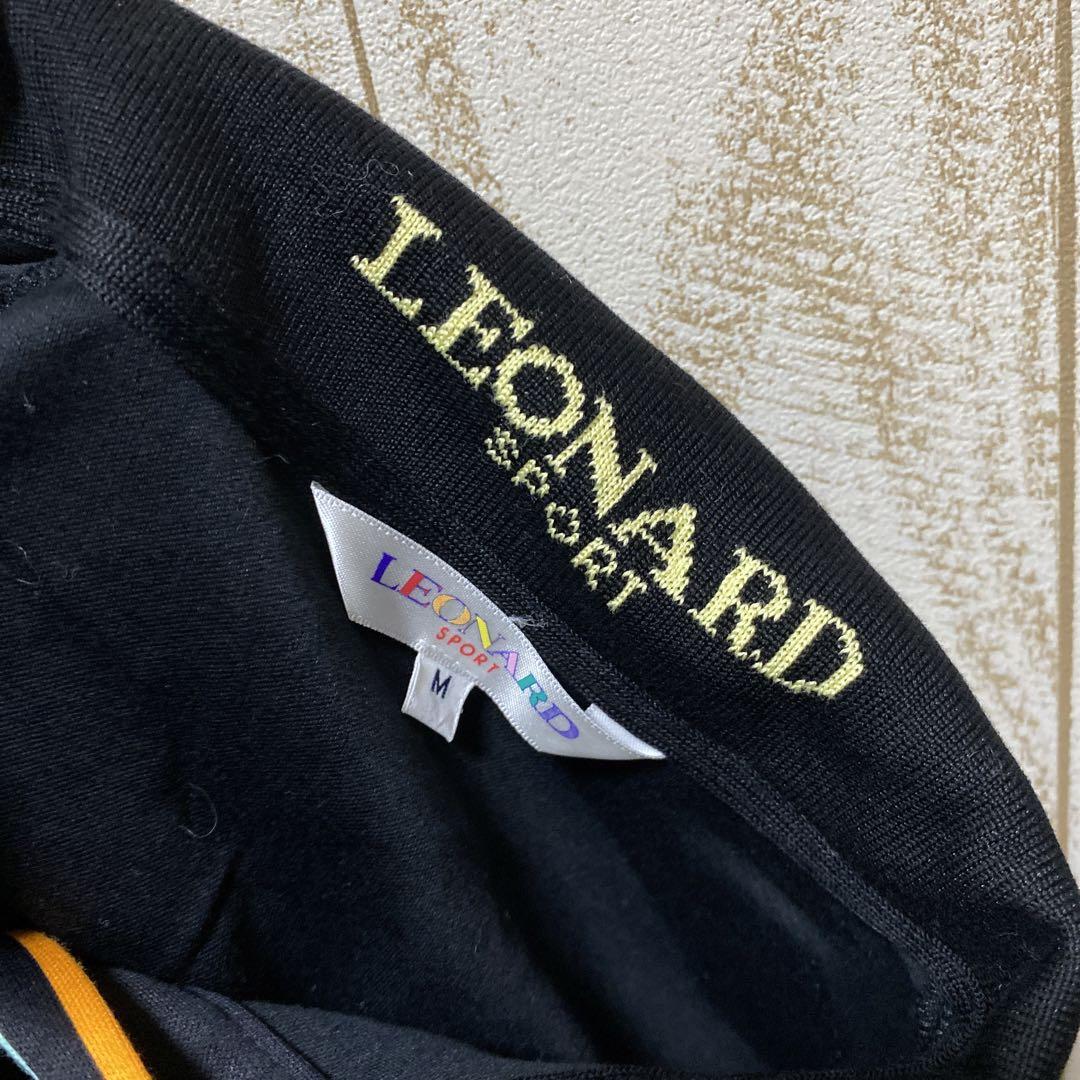 LEONARD SPORTS ロゴ刺繍 長袖ポロシャツ ブラック - メルカリ