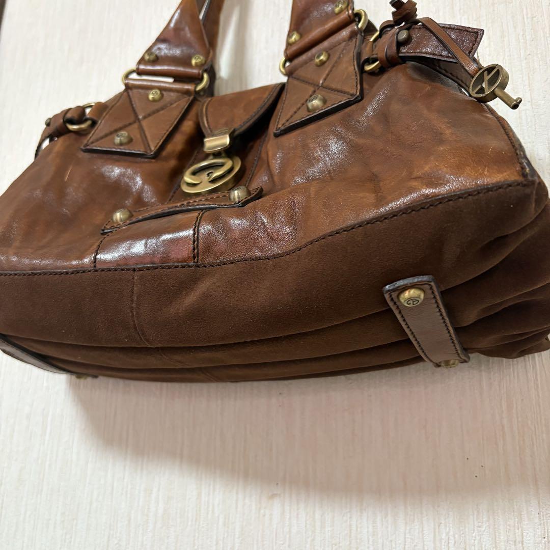 FRANCESCO BIASIA レザーバッグ　スエード　異素材