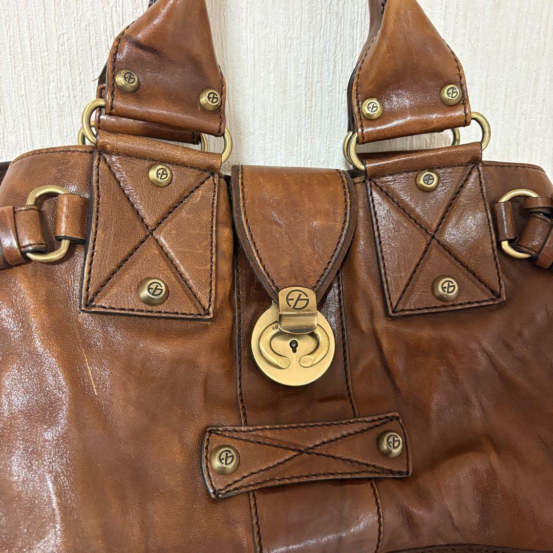 FRANCESCO BIASIA レザーバッグ　スエード　異素材