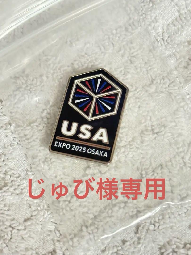 【非売品】大阪関西万博2025 USA Pavilion アメリカ館 ピンバッジ 非売品】大阪関西万博2025 USA パビリオン アメリカ館
