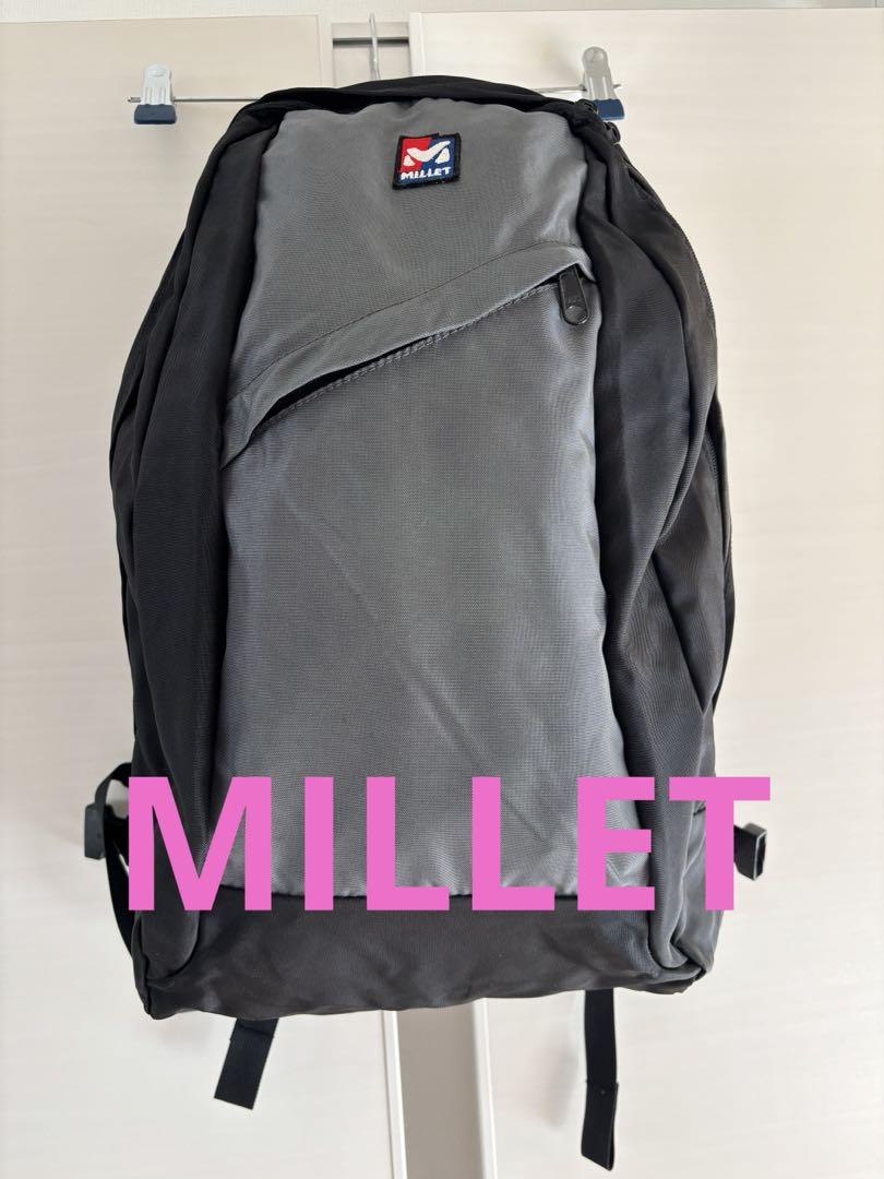 MILLEY リュック　グレー/ブラック　ジャンク品